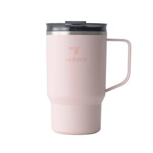 Reduce 18oz Hot1 Insulated Travel Mug - Pink Blush, Steam Lid NEW READ